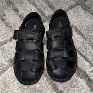 Rockport Black Men's Leather Sandals